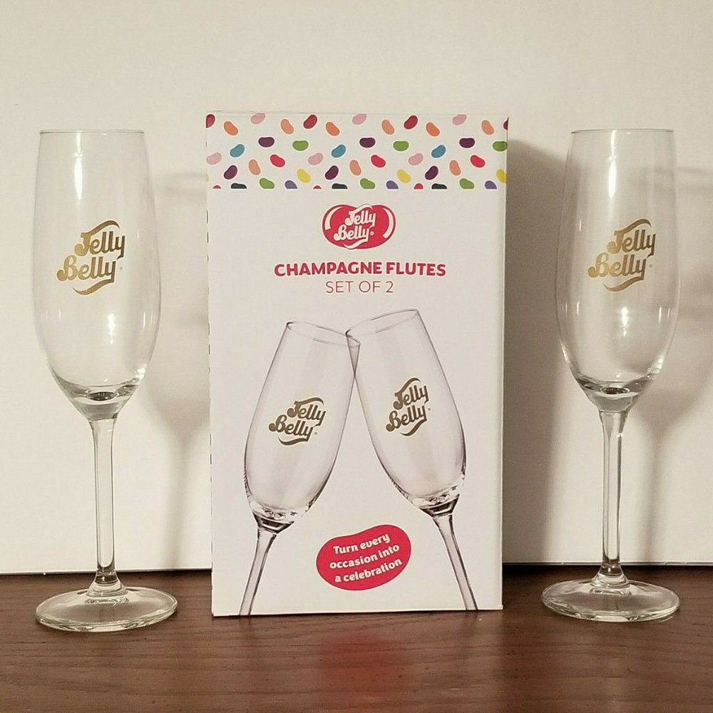 JELLY BELLY CHAMPAGNE FLUTES